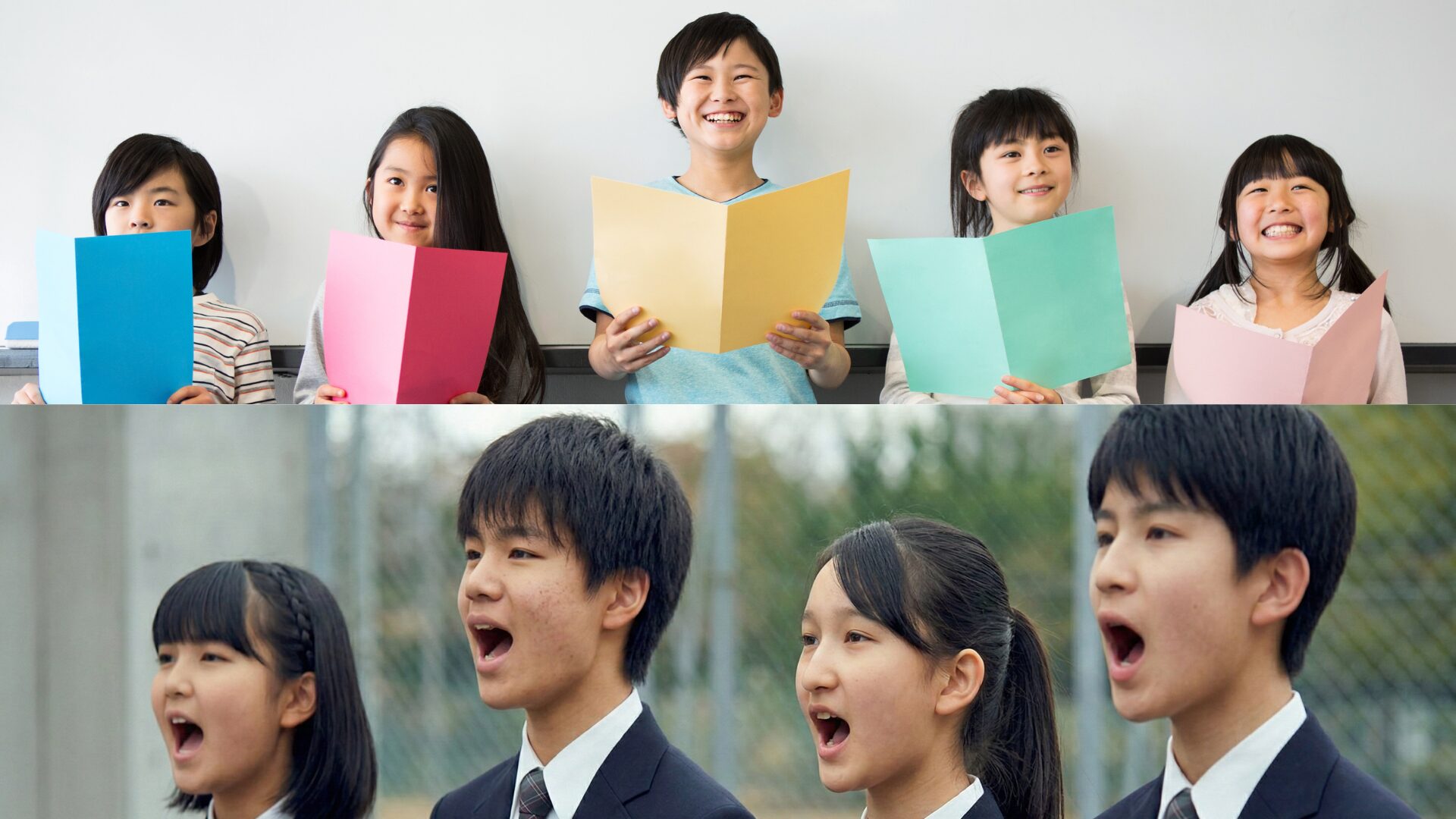 学校の合唱コンクール・音楽会の収録風景